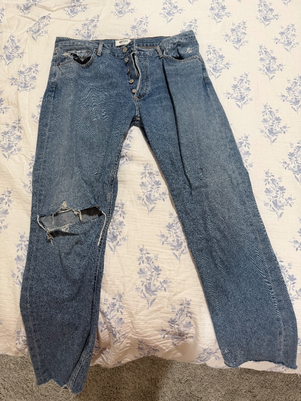 AGOLDE Jamie Distressed Jeans Size 31